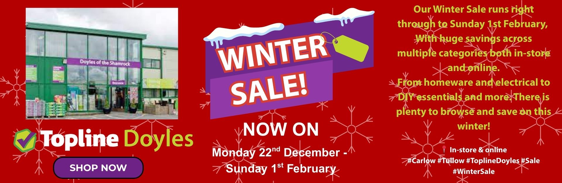 Topline Doyles Winter Sale